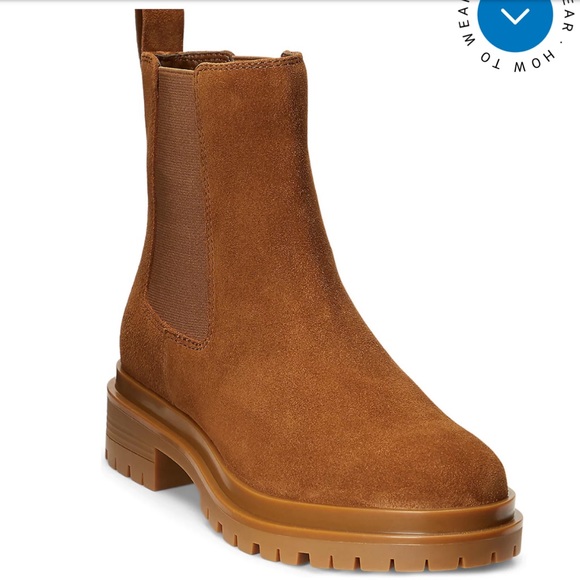 Ralph Lauren Corrine suede booties! - NWOT - Picture 3 of 9